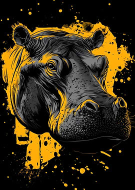 Hippo Animal Hippo design