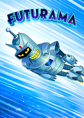 Futurama Bender Flying