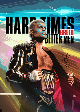 Cody Rhodes WWE Champion Art
