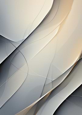 Abstract Gray and Beige Curves