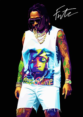 Future in Pop Art Style