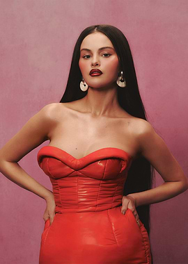 Selena Gomez in Red Dress
