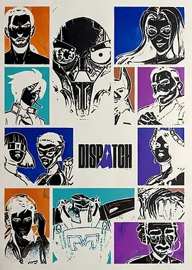 Dispatch Character Collage