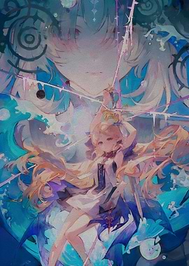 Anime Girl with Blonde Hair