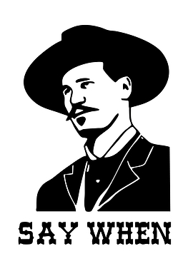 Say When - Cowboy Portrait