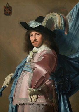 Andries Stilte as a Standard Bearer