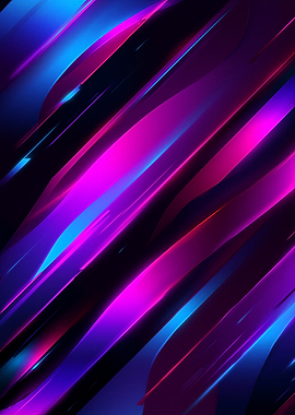 Abstract Neon Stripes