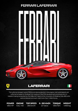 Ferrari LaFerrari Poster