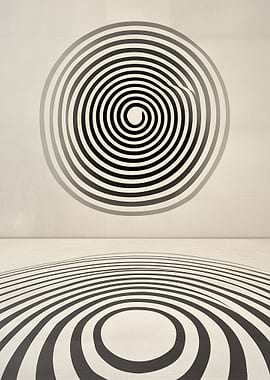 Abstract Spiral Room