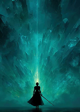 Warrior in Crystal Cave