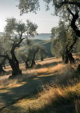 Olive Grove Landscape