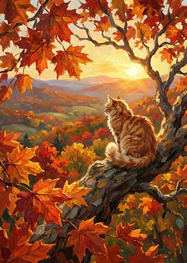 Golden Autumn Watcher