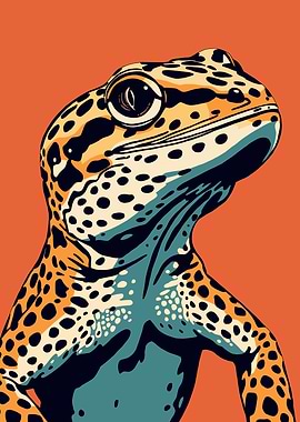 Leopard Gecko Portrait