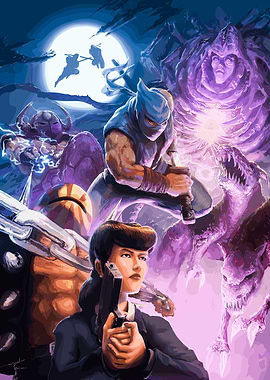 Retro Gaming Mashup Art