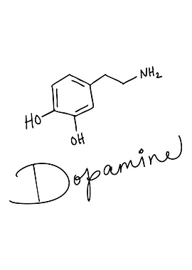 Dopamine Molecule Structure