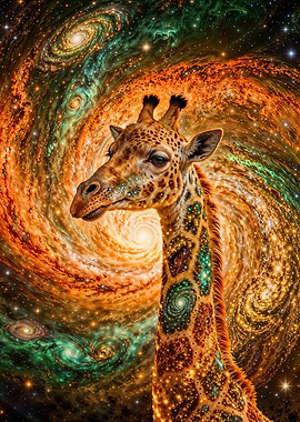 Cosmic Galaxy Giraffe