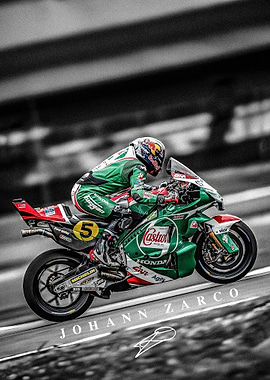Johann Zarco Racing Motorcycle