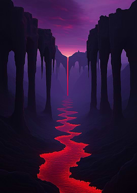 Red River Through Dark Canyon