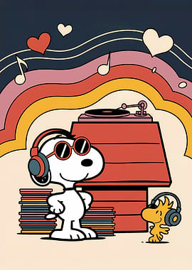 Snoopy and Woodstock Groovy Tunes