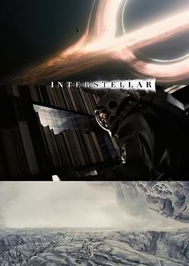 Interstellar Movie Poster Collage