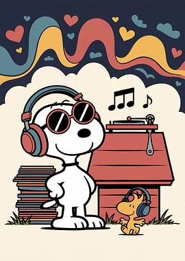 Snoopy and Woodstock Groovy Tunes