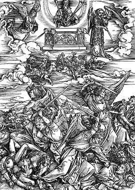 Four Angels of Death Albrecht Durer Engraving