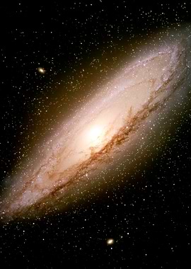 Andromeda Galaxy in Deep Space