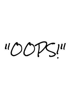 Oops Text Art