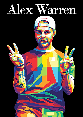 Alex Warren Pop Art Portrait