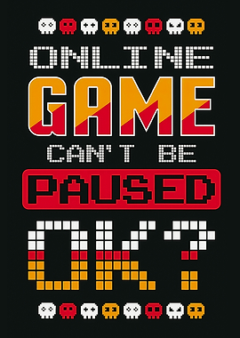Online Game Can't Be Paused