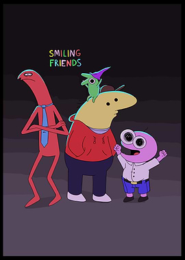 Smiling Friends Cartoon Characters