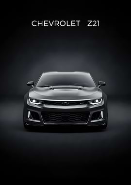 Chevrolet camaro z21 Front View