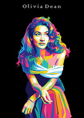 Olivia Dean Pop Art Portrait