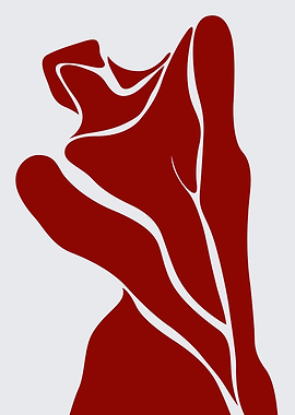 Minimalist Poster – Female Silhouette Modern Wall Art