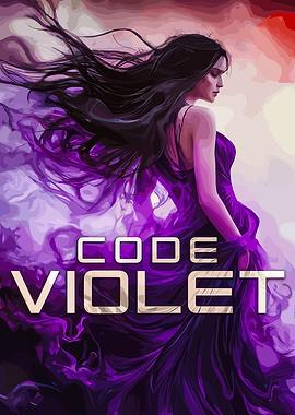 Code Violet Woman in Purple Dress