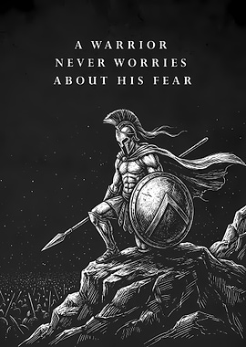 Spartan Warrior Engraving