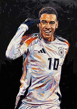 Jamal Musiala Painting