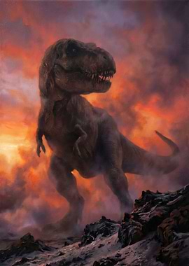 Tyrannosaurus Rex Painting