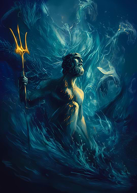 Poseidon in the Ocean Depths