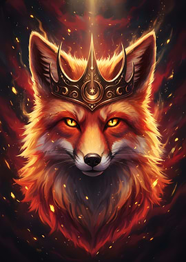 Fox King Portrait