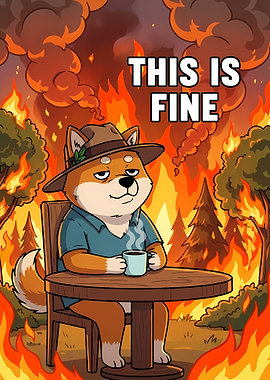 This is Fine Dog Meme