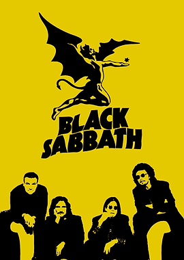 Black Sabbath Band Poster
