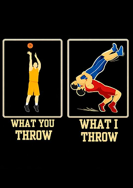 Funny Wrestling Throwing Comparison