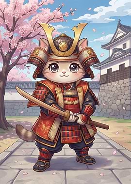 Samurai Cat