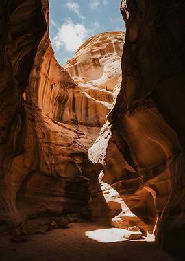 Canyon Walls and Sunlight