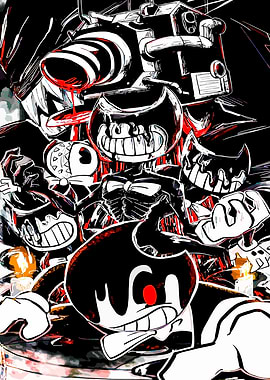 Bendy and the Ink Machine Collage