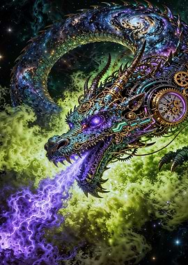 Mechanical Galaxy Dragon
