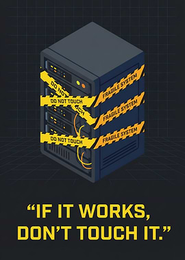 Fragile System Server Illustration