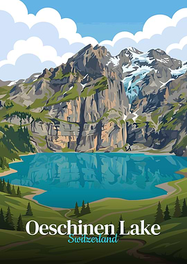 Oeschinen Lake, Switzerland