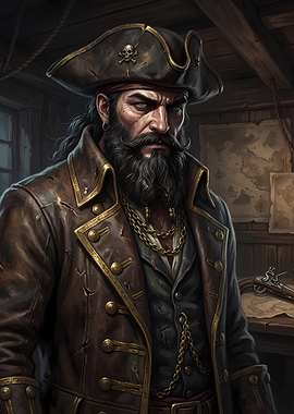 Pirate Captain Portrait